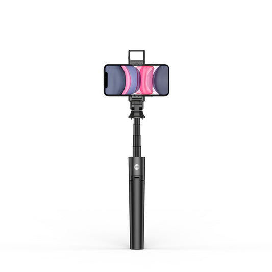 K22-S Bluetooth Multi-function Selfie Stick Live Stream Selfie Phone Holder Aluminum Alloy Telescopic Tripod with Fill Light