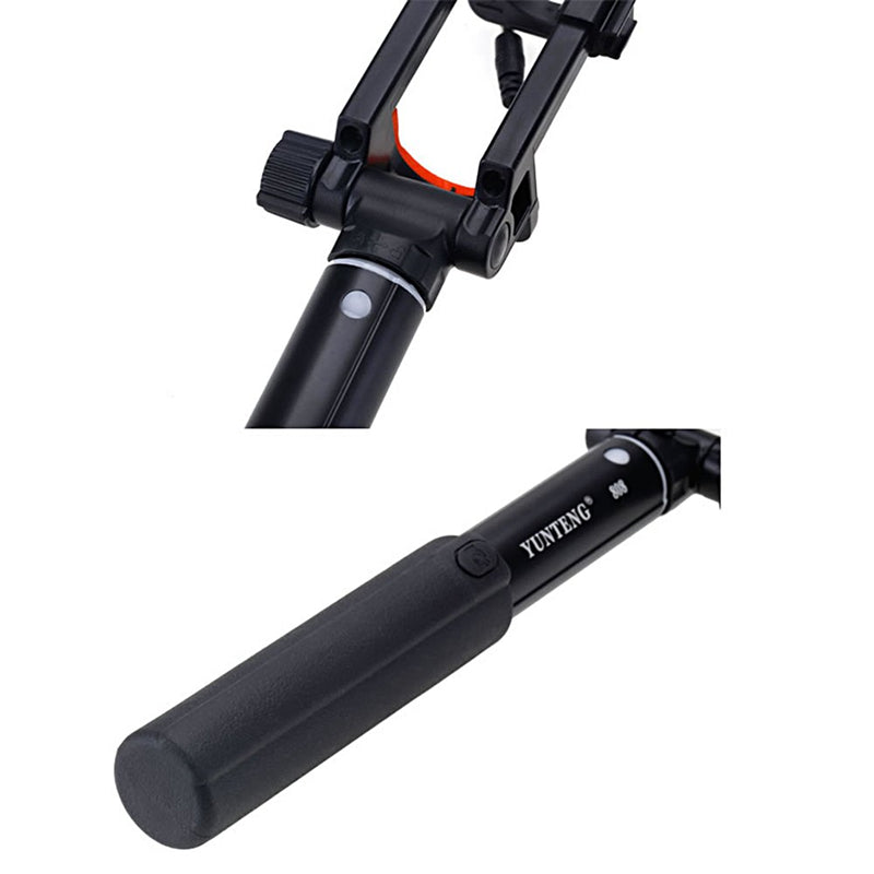YUNTENG 808 Wired Mini Extendable Selfie Stick Monopod for iPhone Samsung Huawei Smartphone