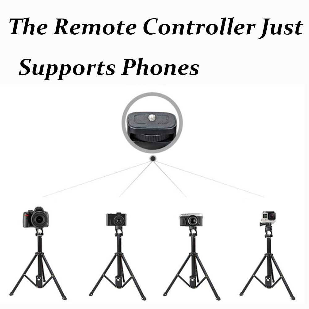 Uniqkart 1688 Portable Handle Selfie Stick Mini Table Tripod with Bluetooth Remote Shutter