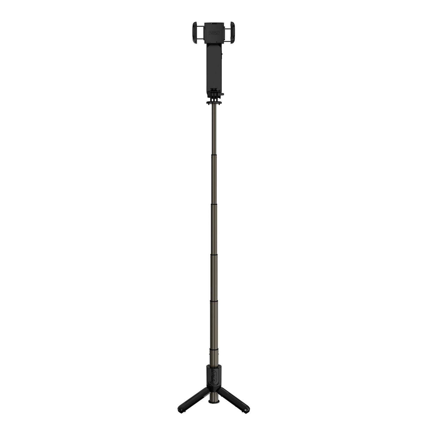 L09 Bluetooth Selfie Stick Tripod Gimbal Stabilizer with Dimmable Fill Light Extendable Remote Shutter Monopod - Black