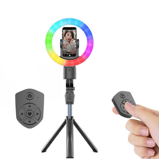 WH-12 Auto-Face 360&#176; Rotating Smart Tracking Selfies Stick with Ring Light