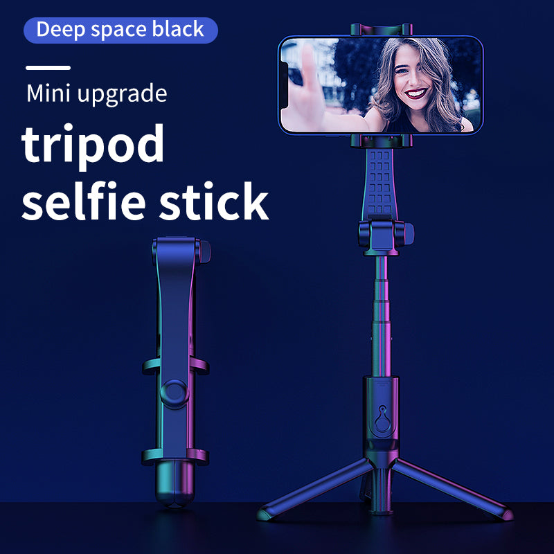 ZPG022 Extendable Tripod Selfie Stick with Phone Holder/Detachable Remote Portable Tripod Stand for iPhone/Samsung/Huawei