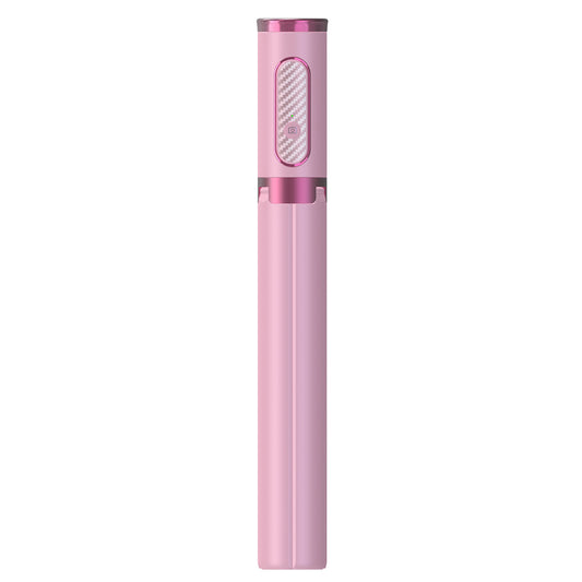 FOMITO XYK-202Max 1.5m Expanded Selfie Stick Remote Control Aluminum Alloy Telescopic Tripod - Pink