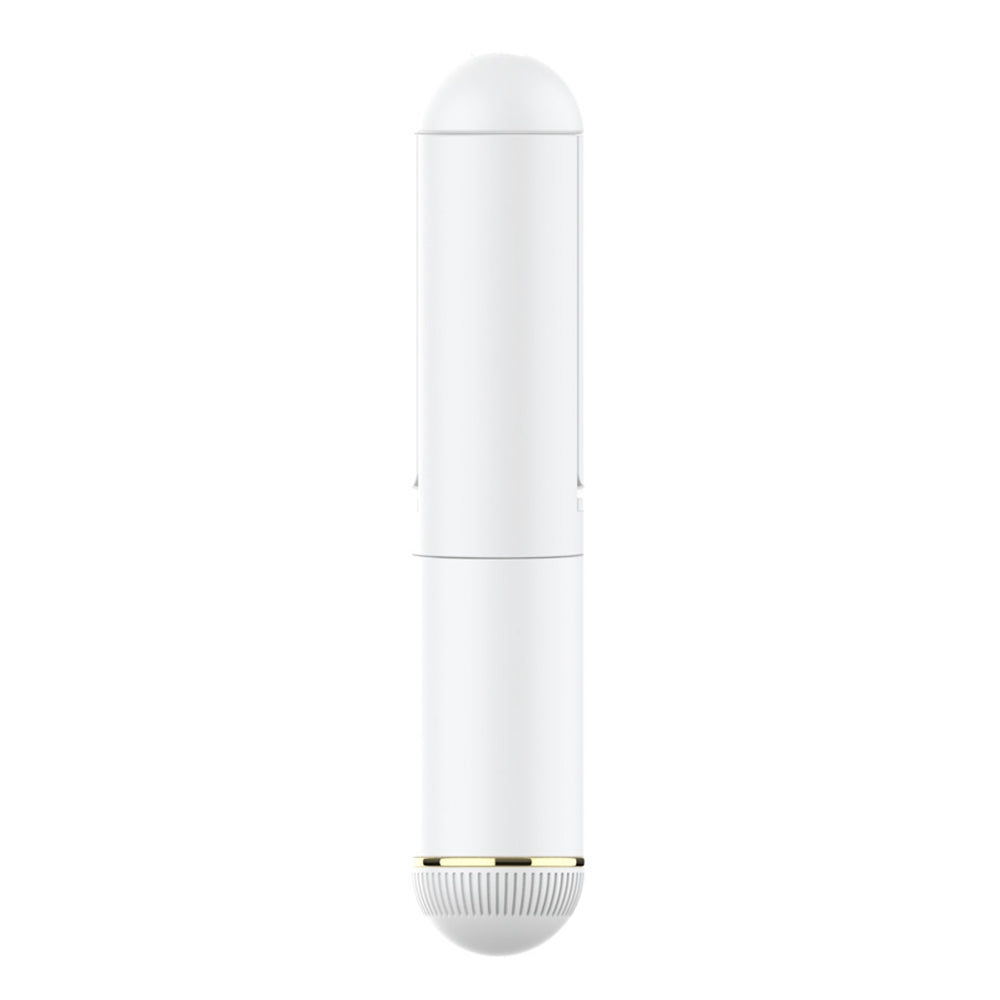 Dispho WS-19001 Retractable Bluetooth Selfie Stick Portable Extendable Selfie Stick with 180-Degree Rotating Phone Holder for Indoor Outdoor Shooting - White