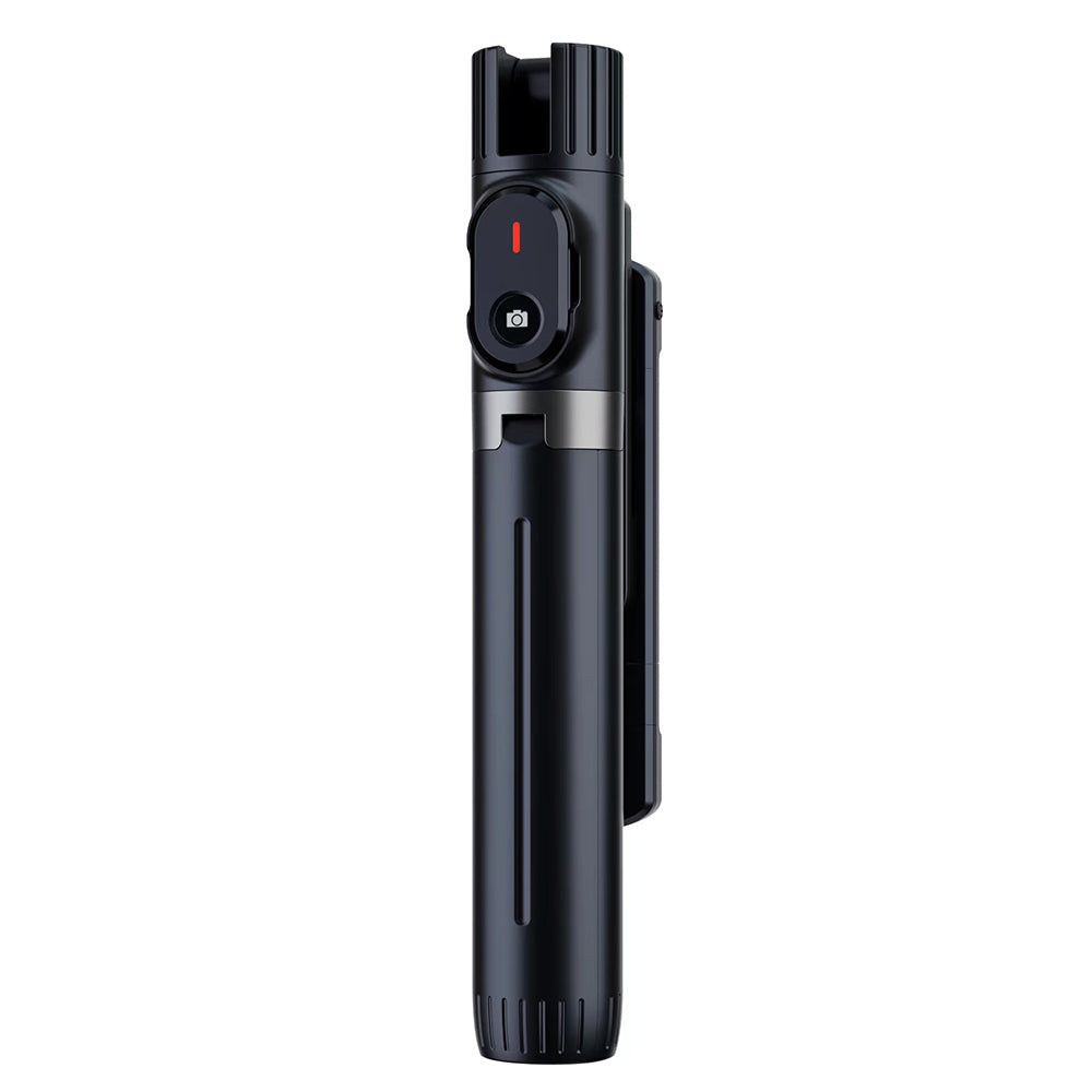 P90 1.1m Extension Selfie Stick Phone Clip Holder Wireless Remote Controlled Photography Tripod Stand - Black