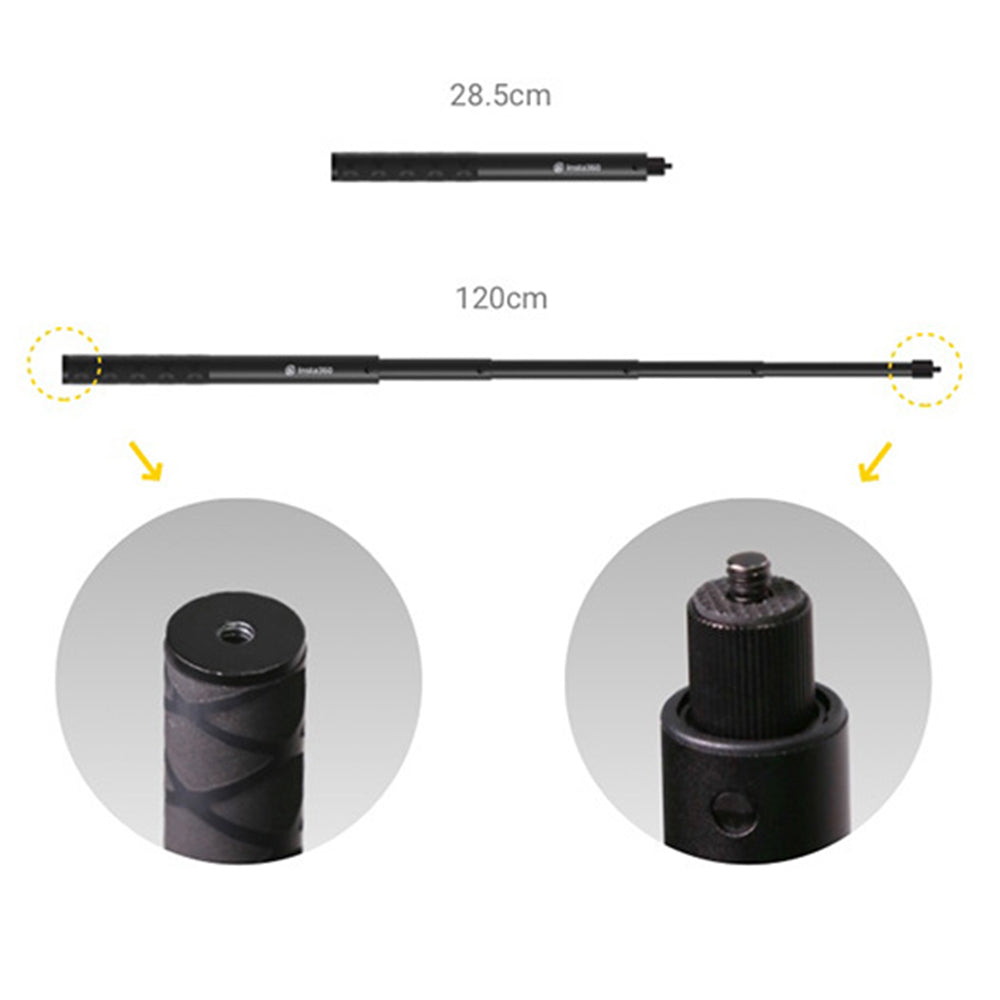 INSTA360 For Insta360 ONE X / ONE / EVO Invisible Selfie Stick 1.2m Camera Handheld Extension Rod