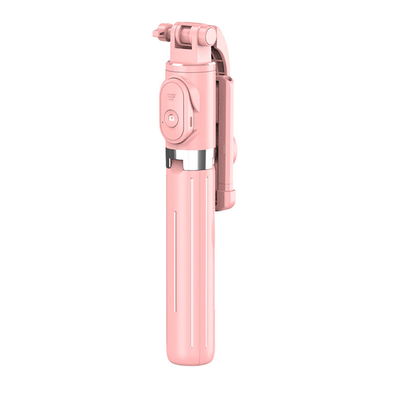 Z8 103cm Extendable Selfie Stick Tripod Cell Phone Holder Selfie Stick Stand with Wireless Remote Control - Pink