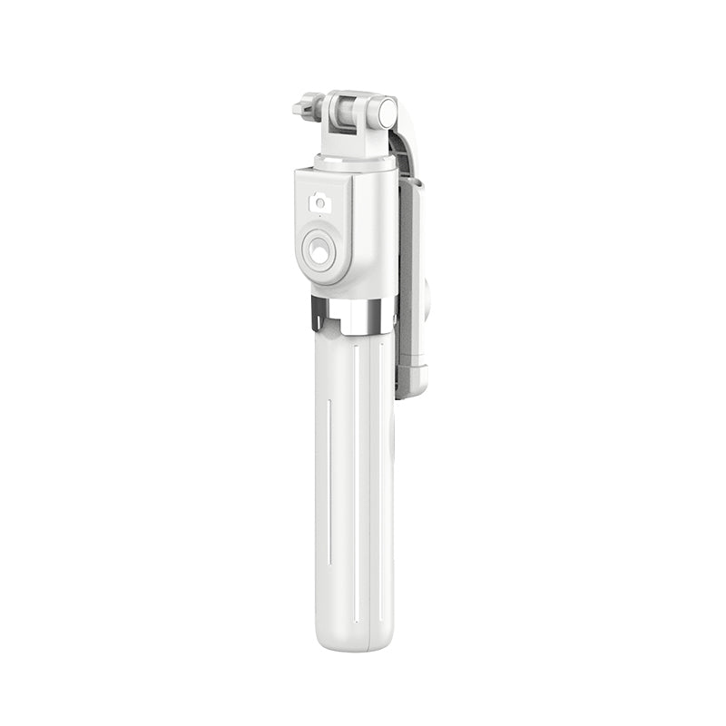 Z11 103cm Selfie Stick Tripod Telescopic Portable Phone Stand with Bluetooth Wireless Remote Control for Vlogging Live Streaming - White