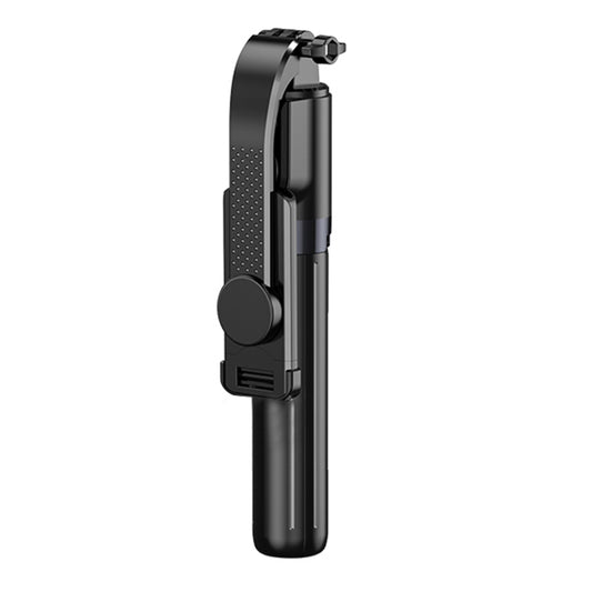 Z12 105cm Extendable Selfie Stick Phone Tripod with 7-Keys Rechargeable Remote Control, Portable Phone Stand - Black
