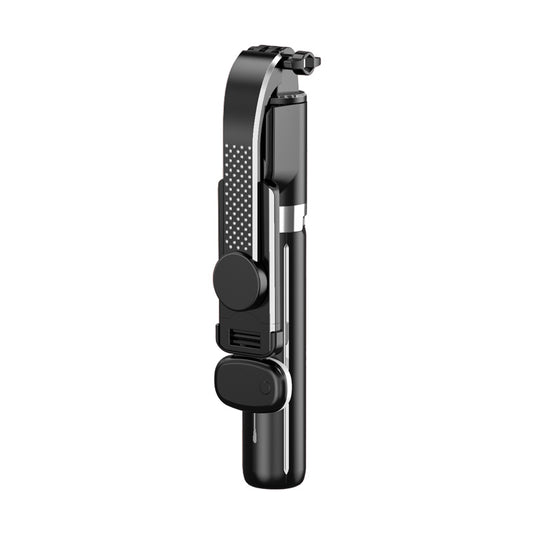 Z100S 100cm Foldable Extendable Selfie Stick Tripod Stand with Rechargeable Bluetooth Remote Control and LED Fill Light - Black