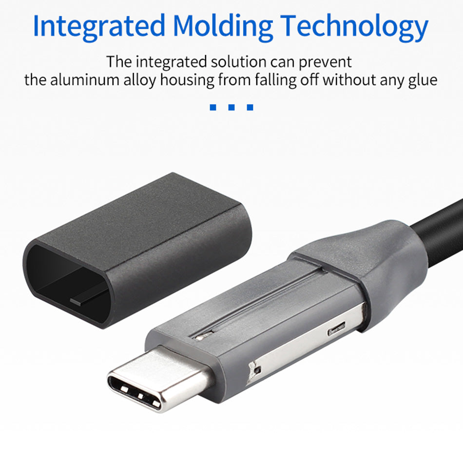 USB C to USB C Cable PD 100W USB3.1 Thunderbolt 3 40Gbps Type-C Charging Cable for MacBook Pro/iPad Pro (0.3m)