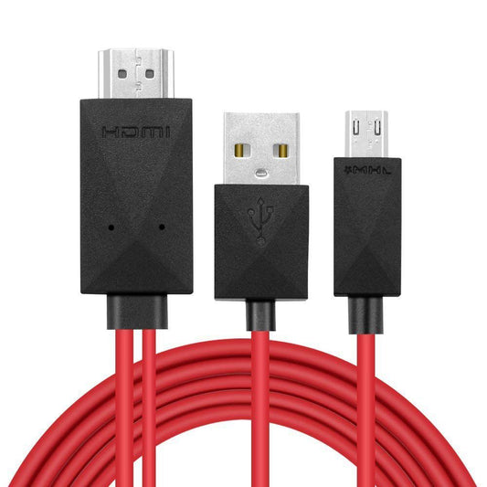 MHL 11pin to HDMI Adapter MHL Micro USB to HDMI HD TV Adapter Cable for Samsung Galaxy Android Smart Phones That with MHL Function