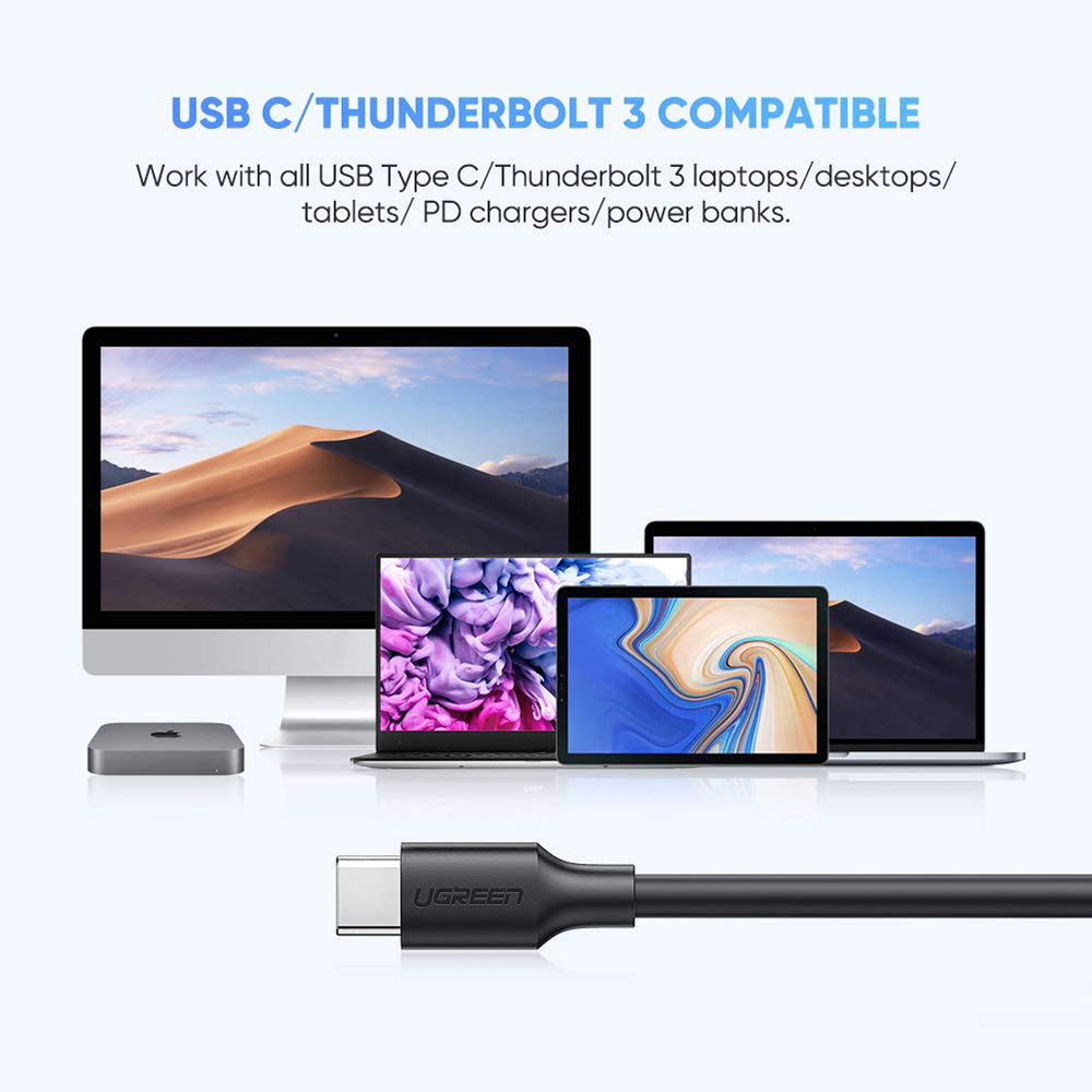 Uniqkart 20103 1m USB-C to USB 3.0 Micro Fast Charging Fast Data Transmission Simultaneous Cable Cord for Hard Drive/Camera/Smartphone/Tablet