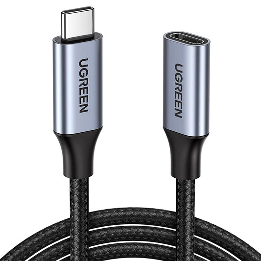 Uniqkart For MacBook Pro iPad Pro USB C Extension Cable Thunderbolt 3 Type C Extender Cord Support 100W PD Fast Charging