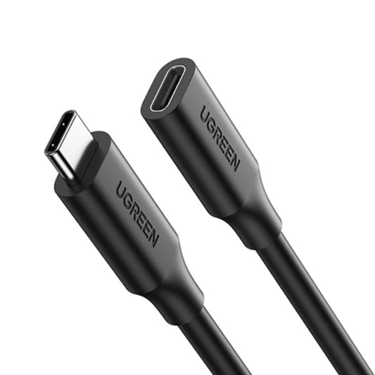 Uniqkart 10387 1m USB-C 3.1 Extension Cord PD 100W 4K 60Hz Gen 2 10Gbps Male to Female USB Extension Charging Sync Cable