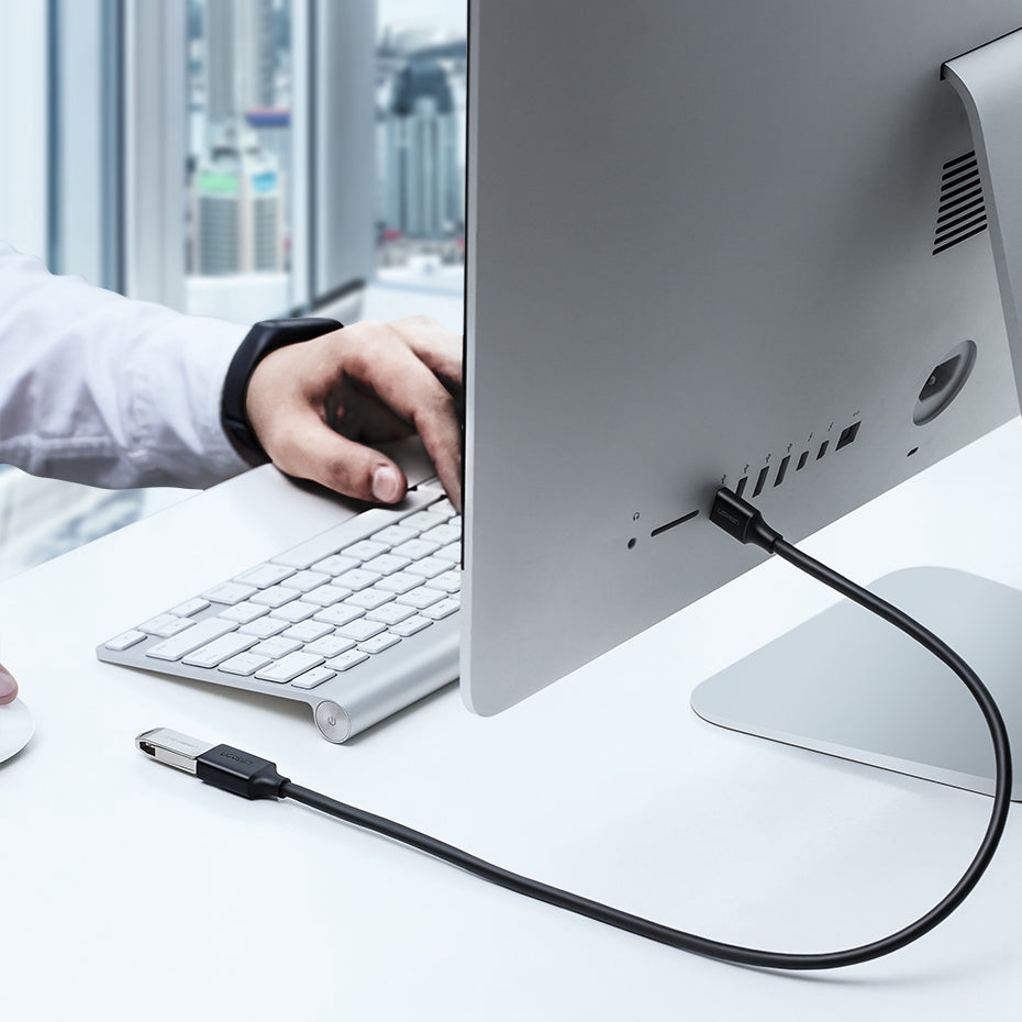 Uniqkart 30126 1.5m USB 3.0 Extension Adapter Cord USB Male to Female Cable Data Transfer for Webcam USB Keyboard Mouse Flash Drive