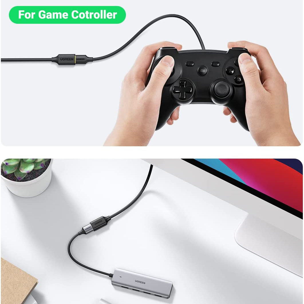 Uniqkart 30125 0.5m USB 3.0 Male to Female Extension Cable Data Transmission Cord Adapter Wire for Webcam USB Keyboard Mouse Flash Drive