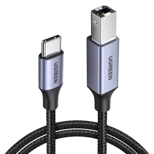Uniqkart 3m For MacBook Pro Epson HP Canon Samsung USB C to USB B 2.0 Printer Cable