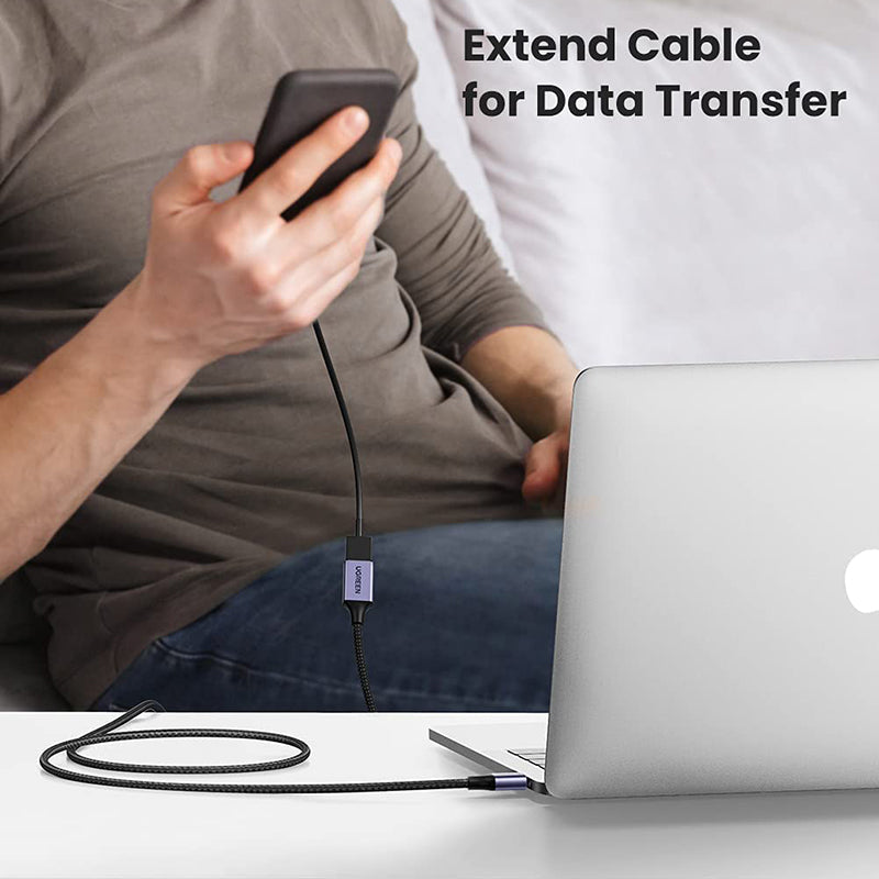 Uniqkart 2m USB 3.0 Extension Cable Type A Male to Female 5Gbps Data Transfer Extension Cable for Printer Scanner Card Reader Hub