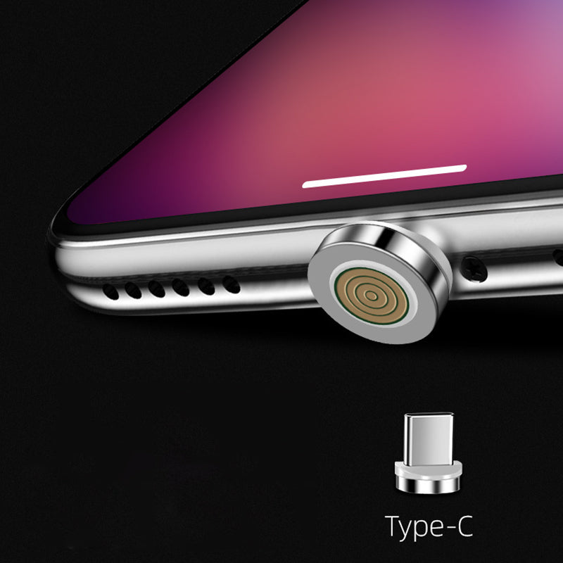 Aluminum Alloy Type-C Phone Magnetic Plug Connector for Magnetic Attraction Charging Cable