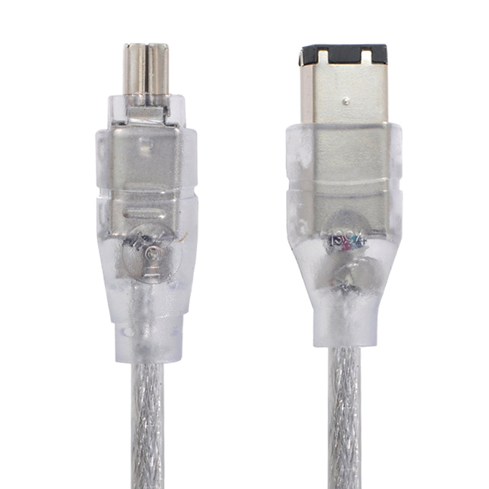 CA-047 1.2m 1394 6-Pin to Firewire 400 IEEE 1394 4-Pin Male iLink Adapter Cable Converter Cord for Camera Camcorder
