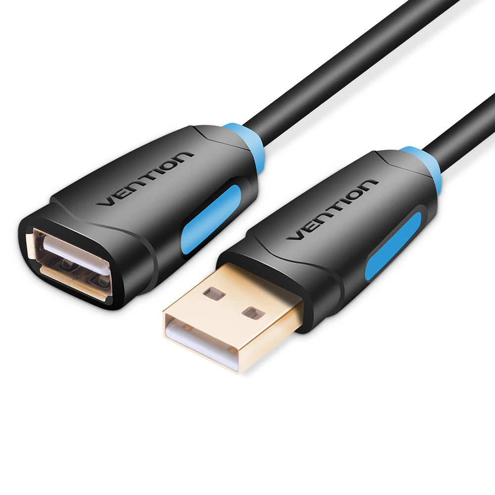VENTION CBCBD 0.5m USB 2.0 Extension Cable Data Cable for Xbox One PC Smart TV, Black