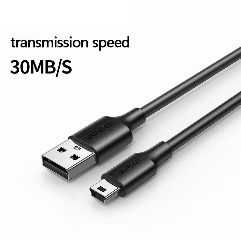 Uniqkart 10385 1.5m USB-A Male to 5Pin Mini-USB Male Data Transmission Cord Charging Cable for Car DVR / Digital Cameras / MP4 Player