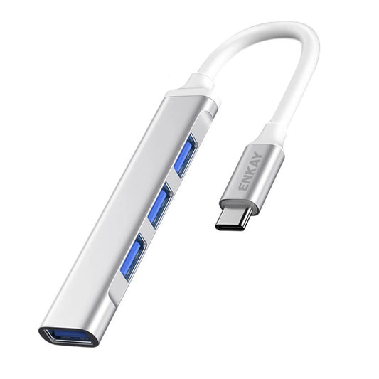 ENK-AT114 Multi-Port Hub Adapter 4 in 1 USB3.0 Extender Type-C Docking Station with USB3.0 + 3 USB2.0