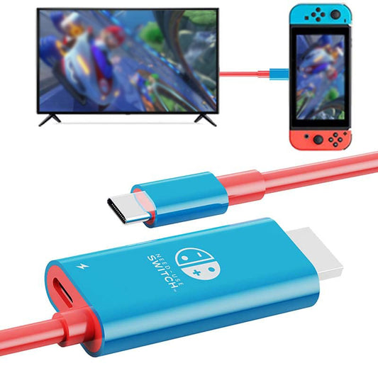 Enkay Hat Prince 2m Type-C to HDMI 4K 60Hz + PD 100W HD Cable for Nintendo Switch Adapter Cord
