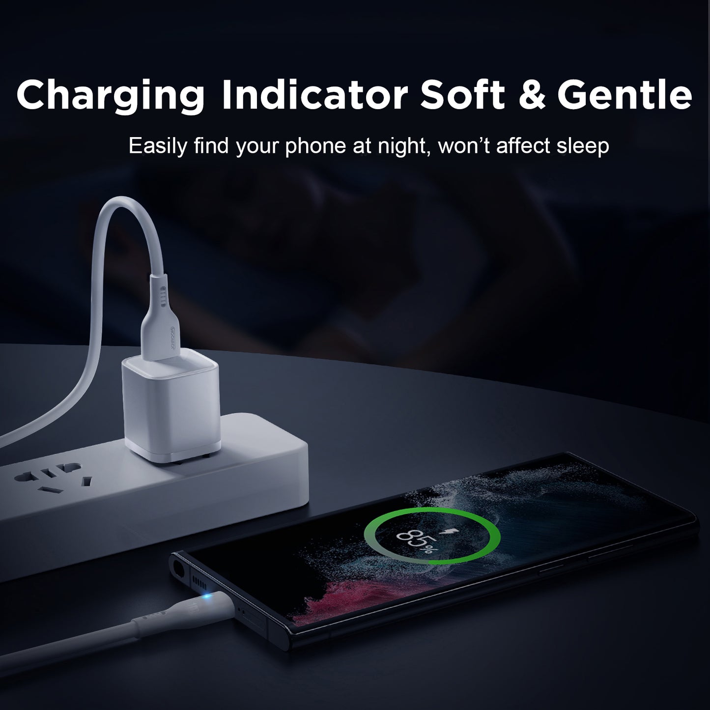 Joyroom S-UC027A13 1.2m USB-A to Type-C 3A Fast Charging 480Mbps Data Cable - Black