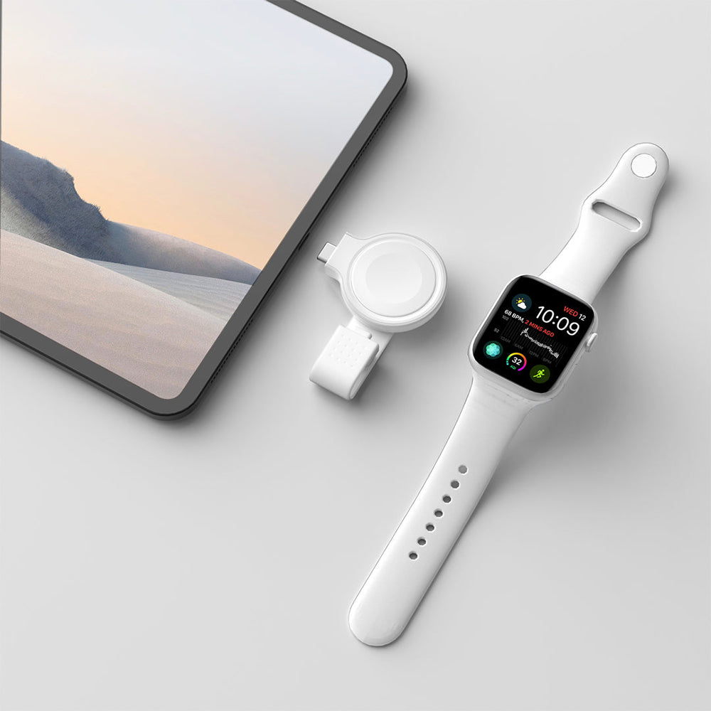 Uniqkart UD28 for Apple Watch Magnetic Wireless MFW Certified Charging Pad Type-C Smart Watch Charger