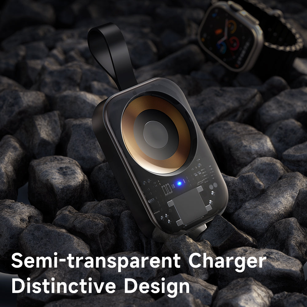 MCDODO CH-2062 Cookie Pro Series Wireless Charger for Apple Watch , USB-C Fast Charging Magnetic Travel Charger