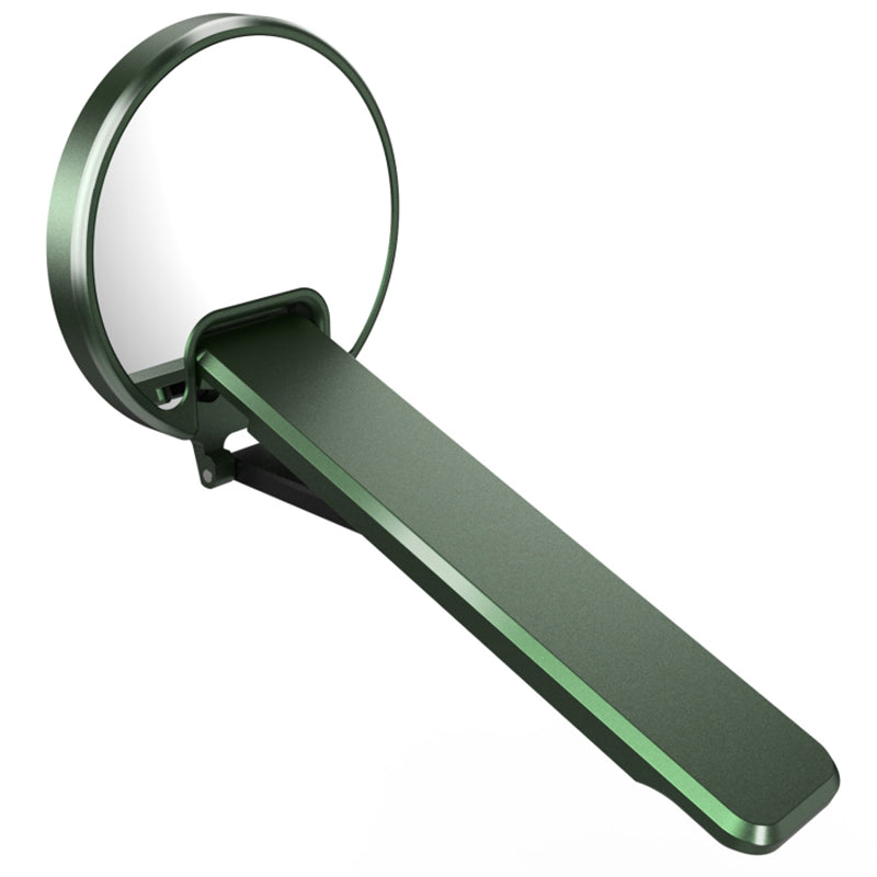 Cell Phone Ultra Thin Kickstand Folding Phone Back Stand Rotating Aluminum Alloy Phone Holder - Green