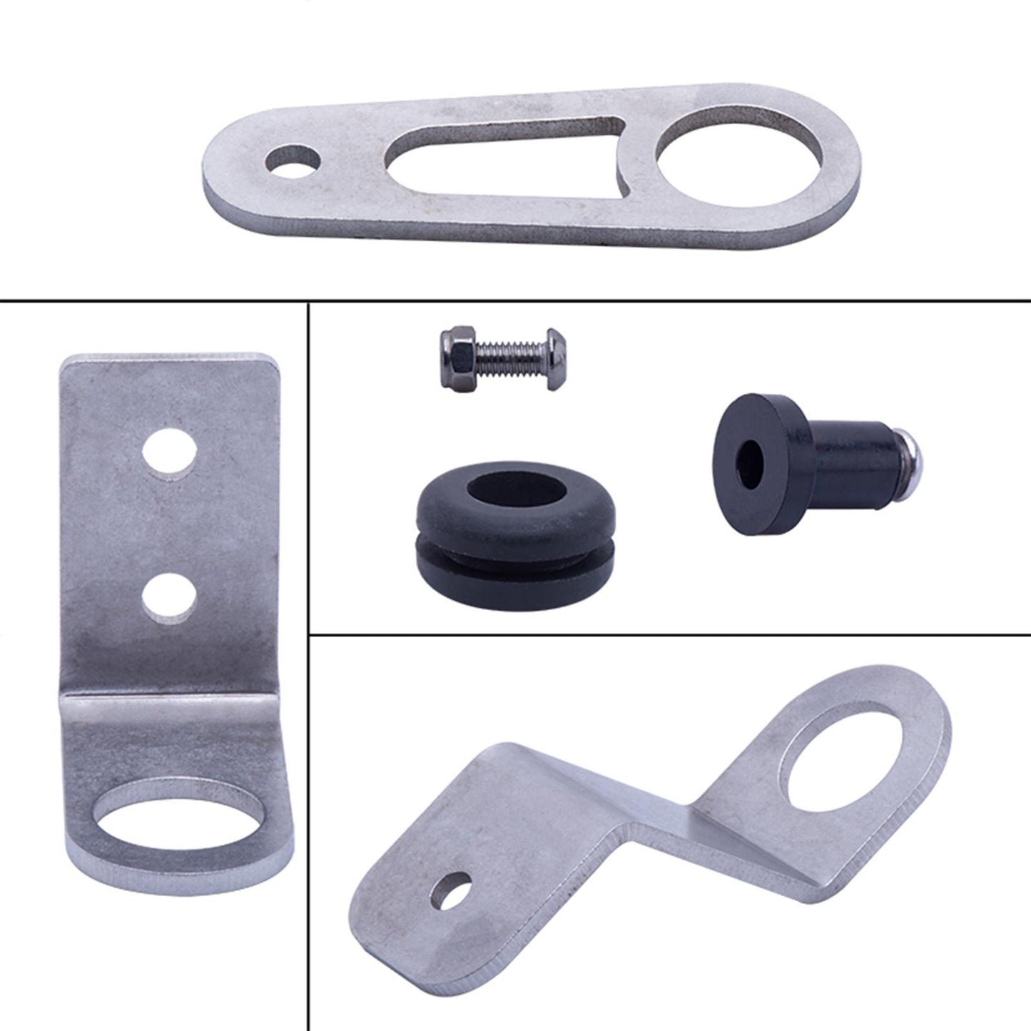 Bolt On Radiator Bracket Kit For K Swap K Series ALL K20-K24 Engine Silver
