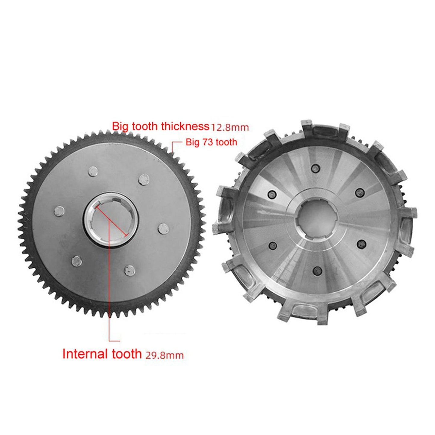 Motorbike Enhanced Clutches Repair for CG150 Wear Resistance Clutch Teeth