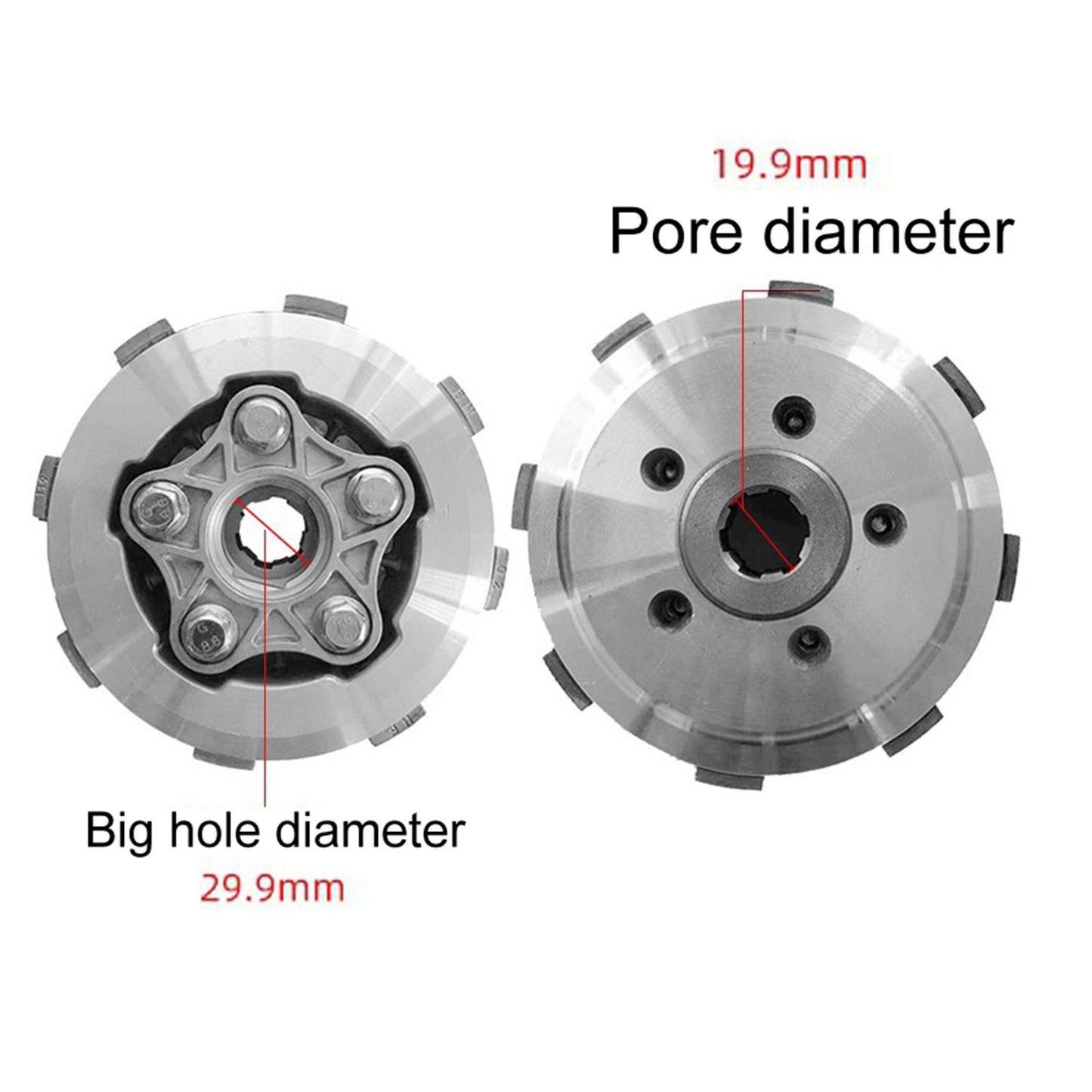 Motorbike Enhanced Clutches Repair for CG150 Wear Resistance Clutch