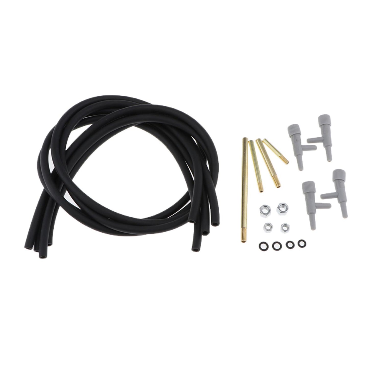 Motorbike Carburetor Fuel Vacuum Gauge Balancer Synchronizer Tool Kit Black