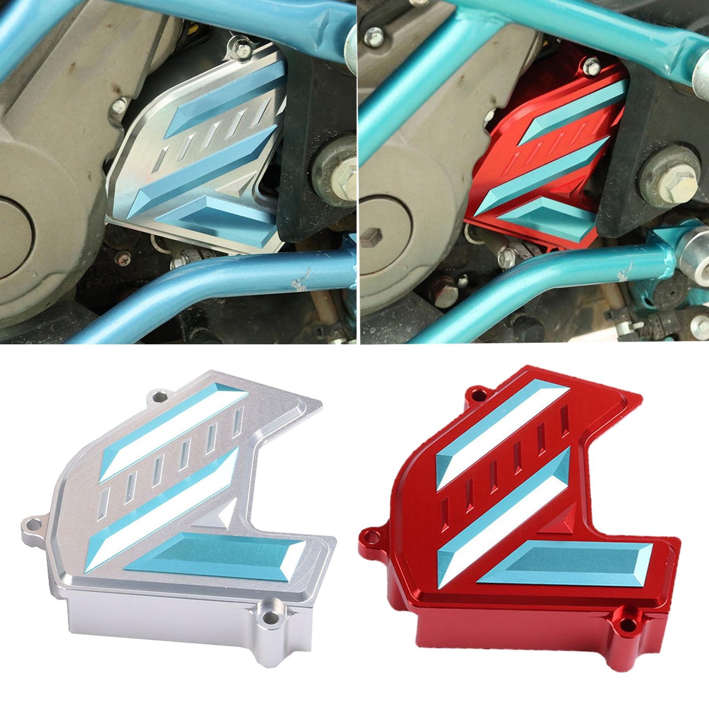 Front Sprocket Chain Cover Guard for CFMOTO 250SR 250NK Accessories Silver