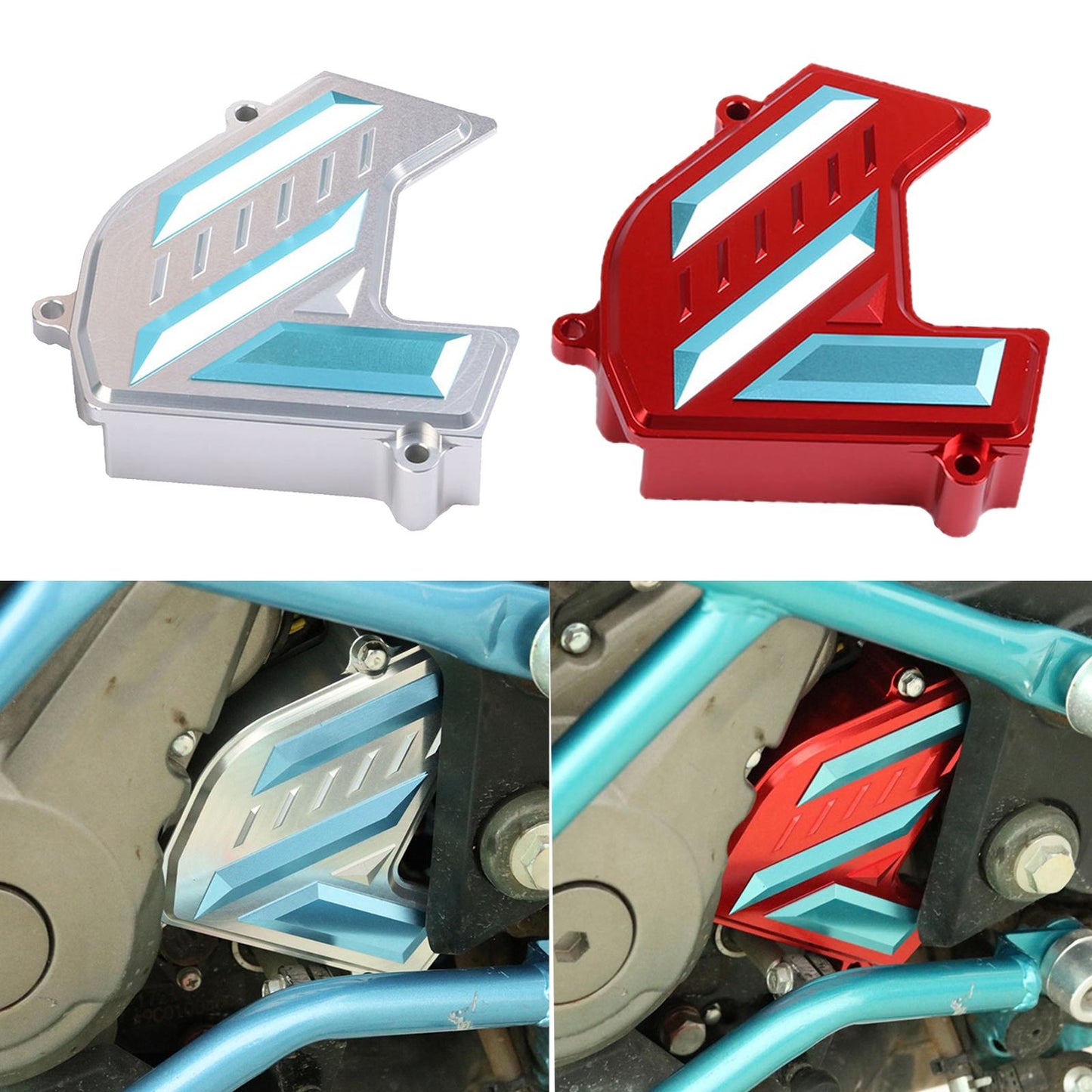 Front Sprocket Chain Cover Guard for CFMOTO 250SR 250NK Accessories Silver