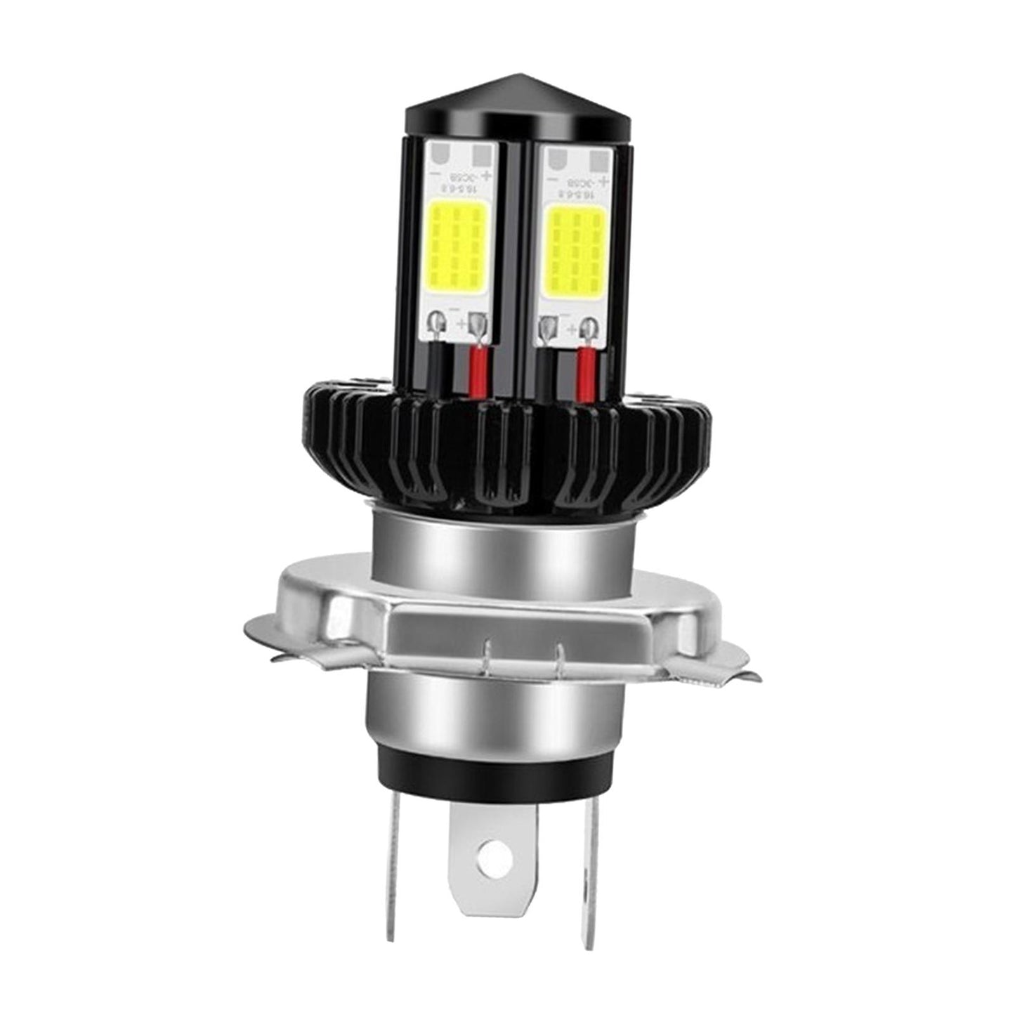 Motorbike Motorcycle Headlight Bulbs LED Hi Lo beam 6000K White H4