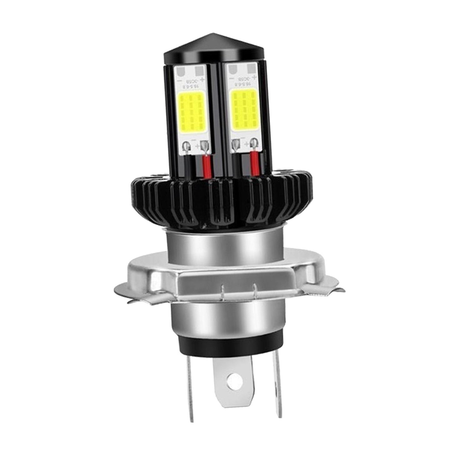 Motorbike Motorcycle Headlight Bulbs LED Hi Lo beam 6000K White H4
