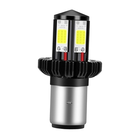 Motorbike Motorcycle Headlight Bulbs LED Hi Lo beam 6000K White BA20D