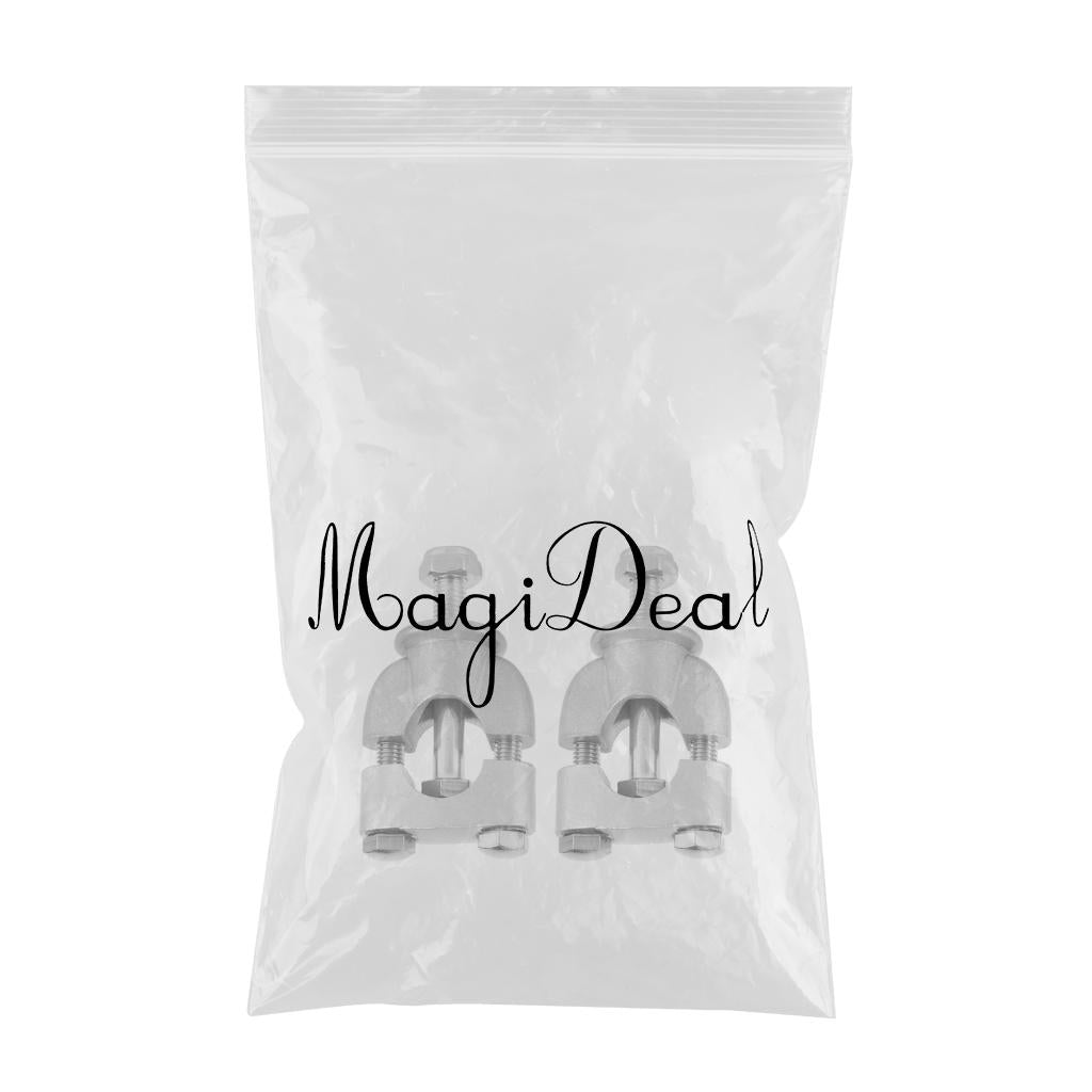 2pcs Universal Motorcycle Handlebar Risers Mount Clamps 22mm for Motorcycle