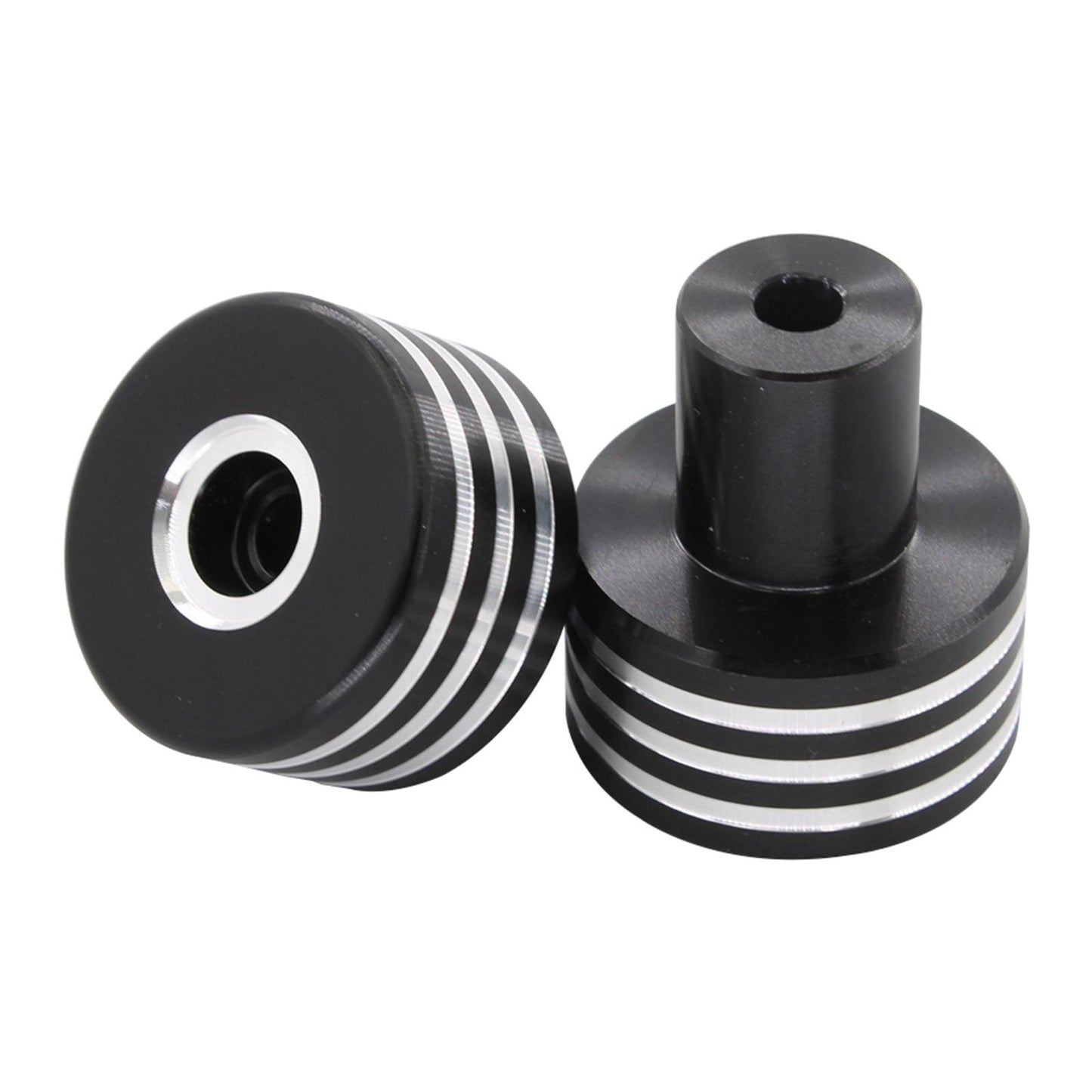 Motorcycle Handlebar Ends Plug Caps for Honda CMX300 2017-2019 Black Silver
