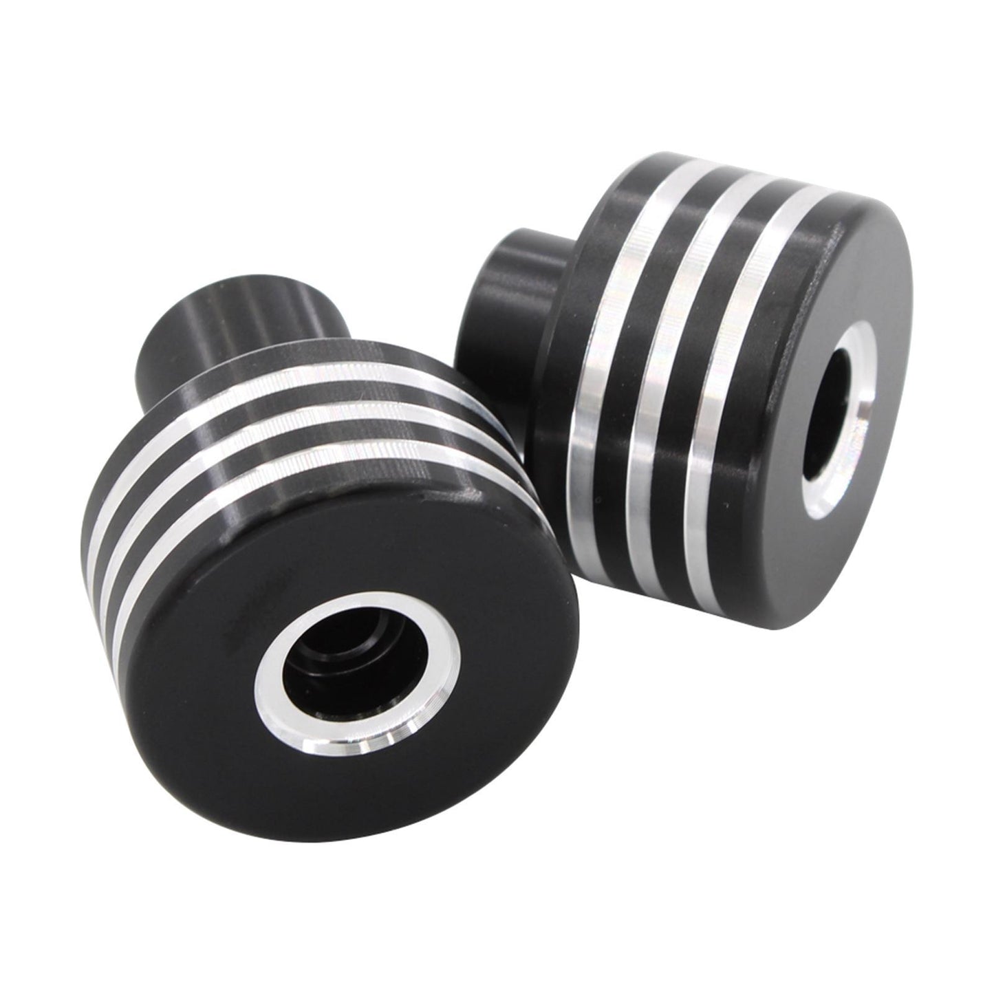 Motorcycle Handlebar Ends Plug Caps for Honda CMX300 2017-2019 Black Silver