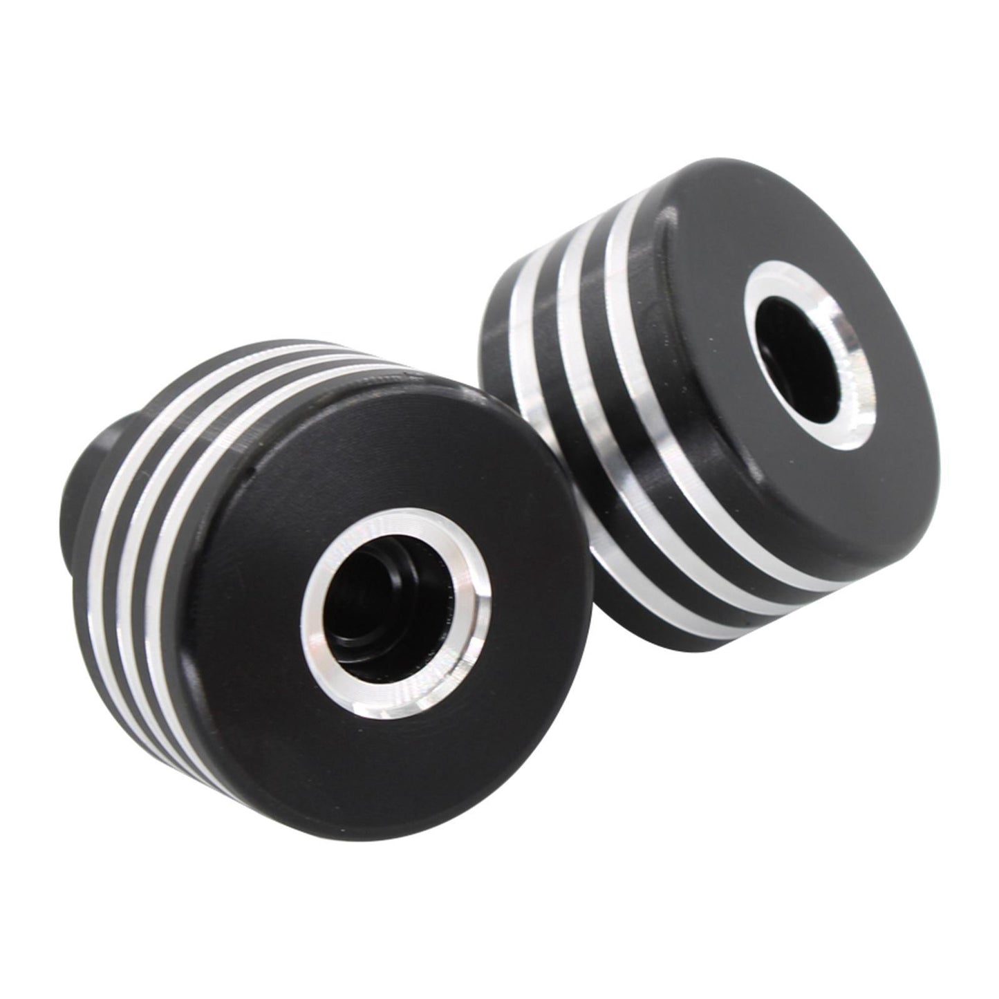 Motorcycle Handlebar Ends Plug Caps for Honda CMX300 2017-2019 Black Silver
