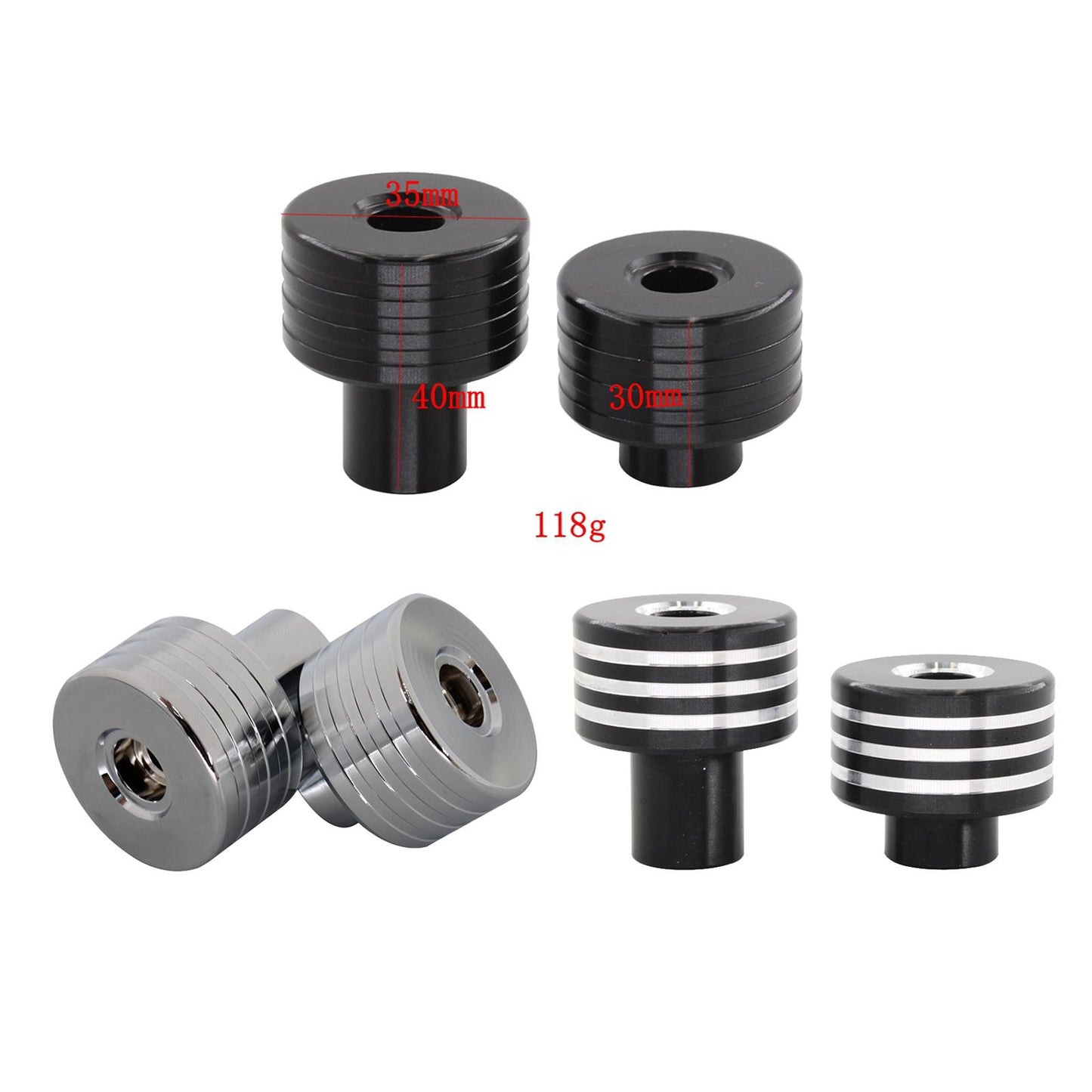 Motorcycle Handlebar Ends Plug Caps for Honda CMX300 2017-2019 Titanium
