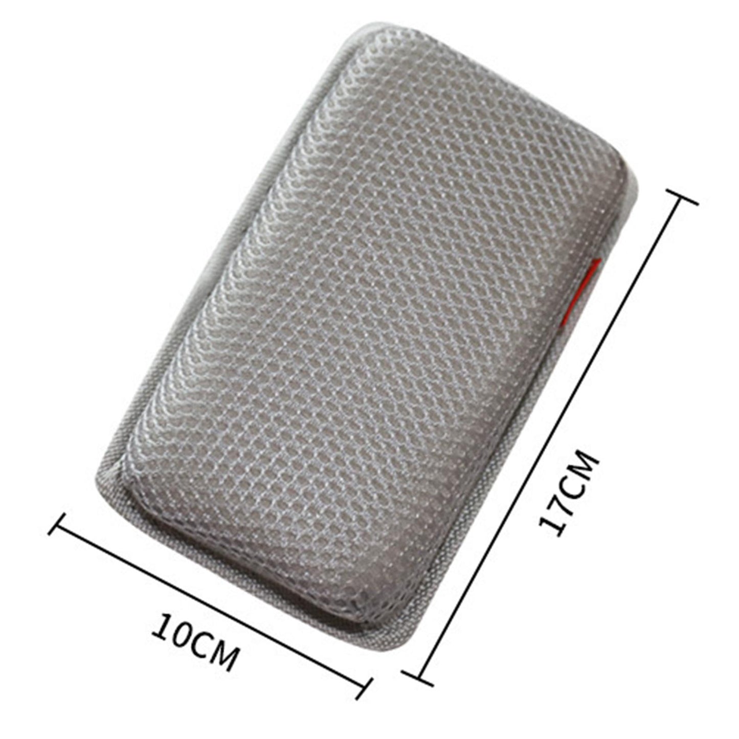 Car Knee Leg Pad Thigh Support Cushion Mesh Sponge Accessories Grey