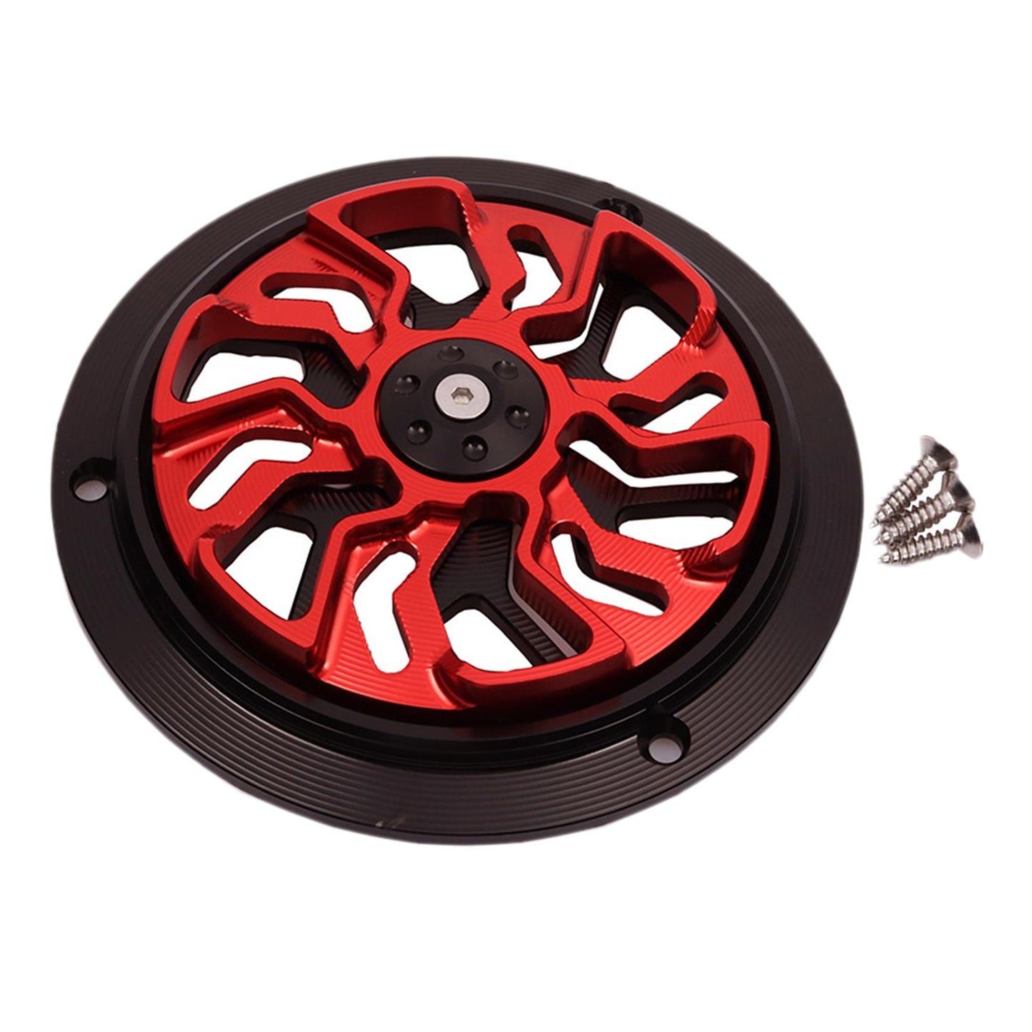 Motorcycle Engine Protector Cover Fan For Vespa Primavera 150 13-20 Red