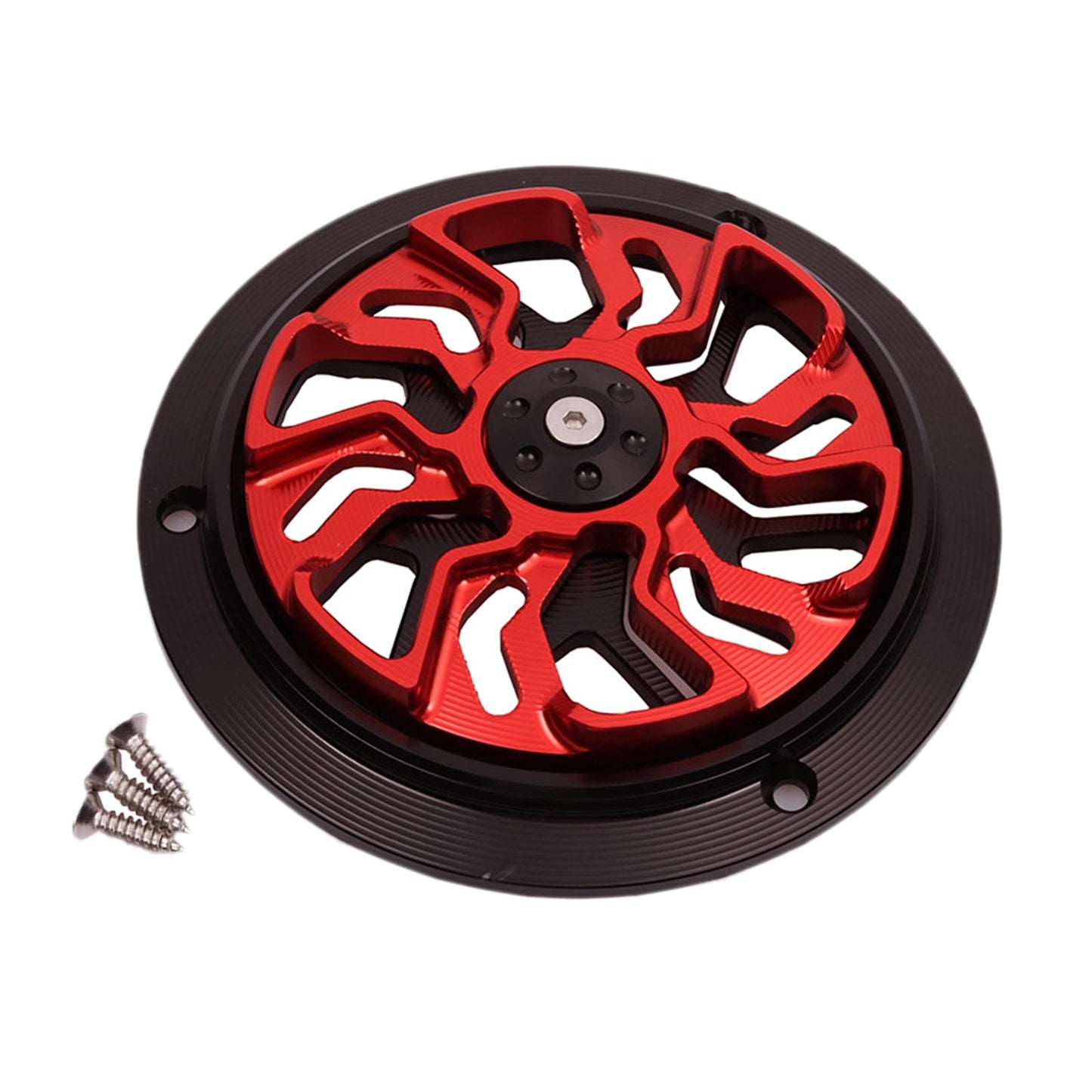 Motorcycle Engine Protector Cover Fan For Vespa Primavera 150 13-20 Red